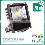 Bridgelux IP65 PCcooler Warm Pure Cool White COB Led Floodlight Indoor 70W thumbnail-1