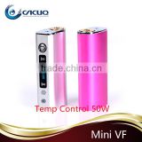 Kangxin mini vf kx-50d MOD temp control vapor mini battery box mods