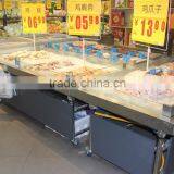 APEX Stainless Steel With Glass Case Refrigerated Fish Display Table thumbnail-2