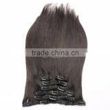 Grade 8a Brazlian Human Hair Clip in Extensions Hair Sample Availabe Supplier's Choice thumbnail-1