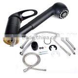 Top Level Black Pull Out Chrome Surface Single Lever Kitchen Mixer thumbnail-5