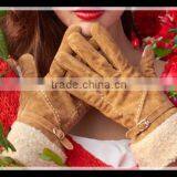 Ladies Fashion Thick Double Face Winter Integration Fur Gloves thumbnail-3