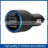 High Quality 4.2A USB Car Charger With Ring Light thumbnail-4