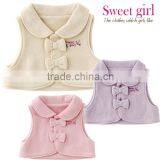Japanese Wholesale Products High Quality Cute Ribbon Baby Vest Winter Clothes Kids Wear Toddler Clothing Children Infant thumbnail-1