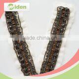 Bridal Lace Fabric Wholesale African Tulle Lace Beaded Lace Trim thumbnail-2