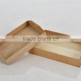 Natural Unfinished Decorative Pine Wooden Mini Crate thumbnail-1