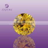 Factory Price Round Synthetic Yellow Gemstones Ruby thumbnail-1