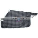 Wollen Rug Black/Grey Check. thumbnail-1