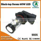 LED car light HB3 black top 9005 60W