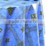 Xmas Design Vinyl Table Cloth / Vinyl Oilproof Tablecloths / Christmas Patten Table Cloth