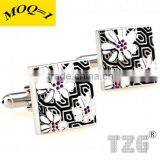 TZG00178 Fashion Enamel Cufflink thumbnail-1