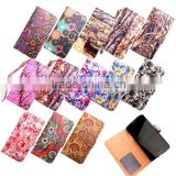 2015 Newest Printed Two Mobile Phone Leather Case For Lenovo A850 S820