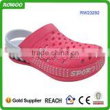 hotsale diamond decorated cheap breathable women eva garden clogs