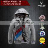 2015 Men Stitching Bark Zipper Cotton&Polyester Basketball Hoodie