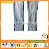 Blasted Blue Crop Jeans China Wholesale Clean Apparel For Kid thumbnail-5