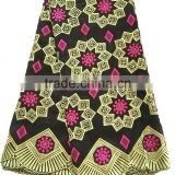 Latest indian african net lace embroidery fabric high quality 100 cotton lace fabric