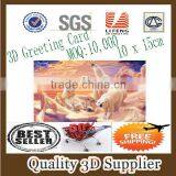 Guangzhou Lifeng Free Sample Handmade 3d Lenticular Greeting Cards