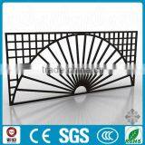 Decorative Black Color Wrought Iron Laser Cut Hanging Room Divider thumbnail-4