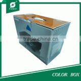 COLOR PAPER BOX WITH MATT LAMINATION,BOX WITH HANDLE