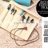 Korea Style Smile Face Roll up School Pencil Bag/pencil Case With Rope thumbnail-4