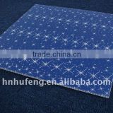 blue pvc ceiling panel with big star