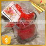 Decoration Candle Heart Shaped Wedding Candle Glass Jar Candle thumbnail-1
