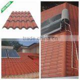 3.0mm Terracotta Synthetic Resin Roof Tile Roma Style thumbnail-1
