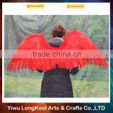 2016 Top Quality Wholesale Fairy Wings Large Red Feather Angel Wings for Party Decoration thumbnail-2