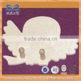 New Design Bird Shaped Carved Wooden Wall Hook