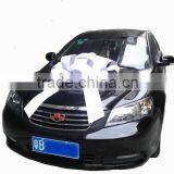 30 Inch Giant White Parcel Bow for Wedding Decoration, Wedding Car Bow Deocrations thumbnail-1