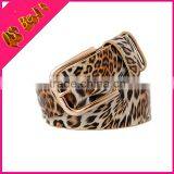 Women Clothes Accessory Western Luxury Cowhide Leather Leopard Belt thumbnail-1