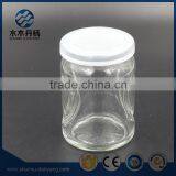 200ml Heart Shaped Empty Glass Pudding Bottle With Cap