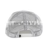 2016 OEM/ODM Simple 3D Embroidery Stars Logo White Custom Mesh Trucker Cap Bulk thumbnail-3