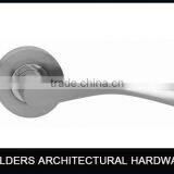 Hot sale stainless steel solid/semi-hollow interior door handles for steel doors