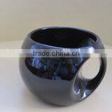 Creative Fancy Peculiar Football Shape Red Yellow Orange Blue and Green Ceramic Coffee Mug thumbnail-3