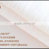 Plain Weave Bleached Ramie Fabric thumbnail-2