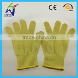 High quality cut resistant Kevlar leather gloves for work safety