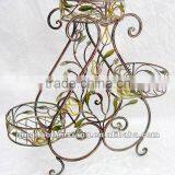 Ornamental Metal and Flower Stand/flower or Plant Shelves