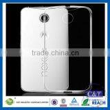 C&T Transparent Clear TPU Gel for Nexus 6, Protective Skin Slim Crystal Flexible TPU Case Cover for Google/Motorola Nexus 6
