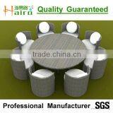 Wicker Resin Rattan Round Dining Table thumbnail-1