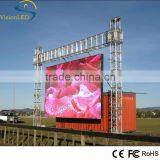 hot sale P8 outdoor LED display with die-cast aluminum cabinet for fixed installation
