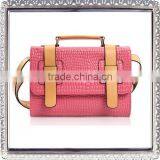 Genuine Leather Woman Leisure Handbag Factory China thumbnail-3