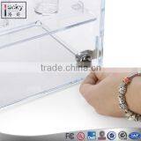 Clear 6 Layers Showcase Display Locking Acrylic Case thumbnail-2