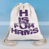 Top Sale Easy Close Reusable Cotton Drawstring Bag