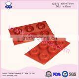 6 Cavities Non Stick Custom Silicone Baking Mold Cake Pan thumbnail-1