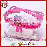 transparent personalized transparent pvc cosmetic bags with low price