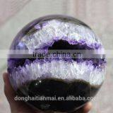Natural Amethyst Ball Geode / Amethyst Open Smile for Decoration thumbnail-1