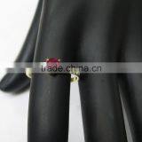 Ruby Diamond Ring In 14K Gold thumbnail-4