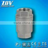 Casting NPT Vertical Check Valve 1000psi