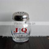 Clear Glass Spice Jar, Glass Salt Shaker thumbnail-1